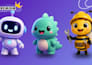 design cute 3d character, mascot, animal, cartoon model for game and animation